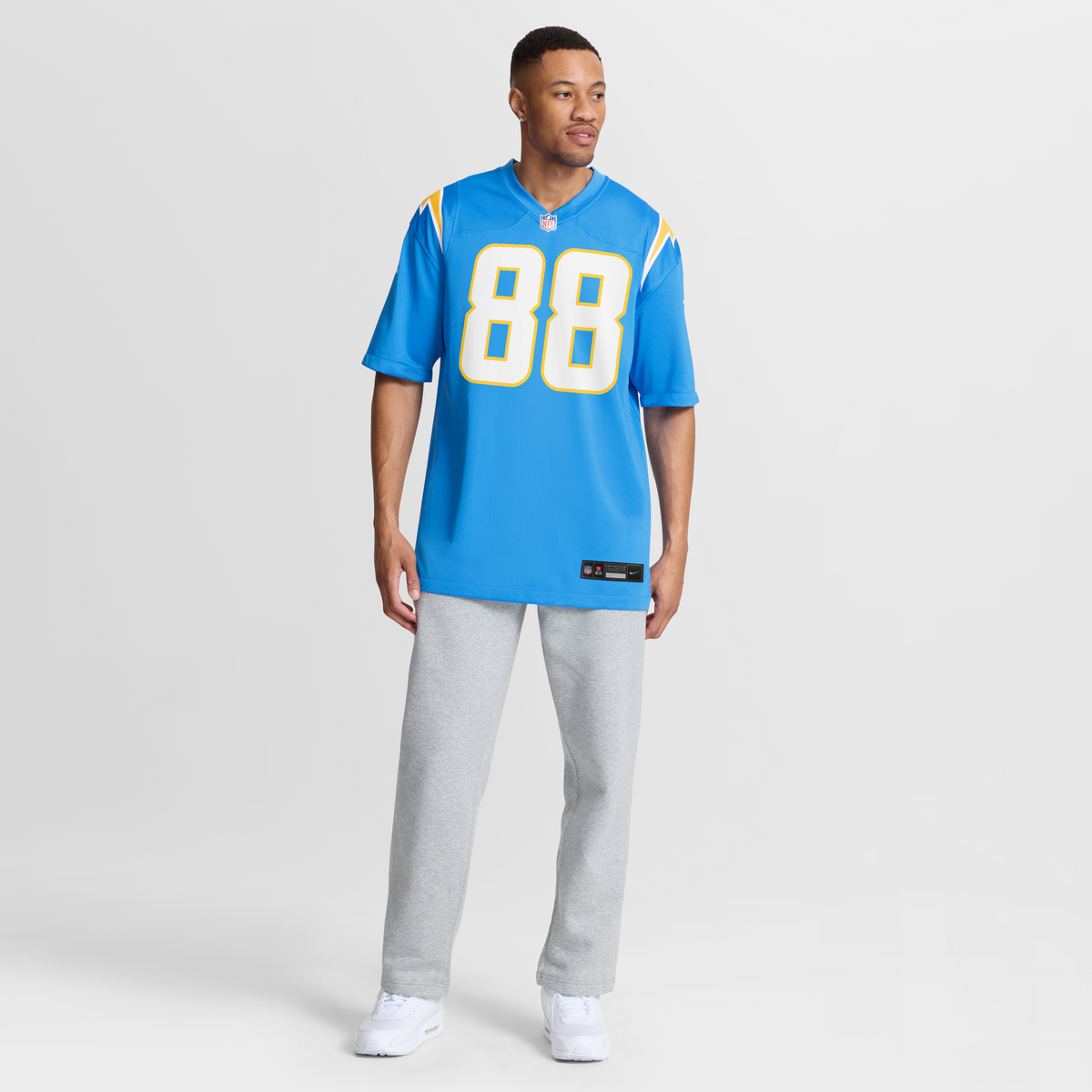 Men's Los Angeles Chargers Charlie Kolar Nike  Powder Blue Team Game Jersey