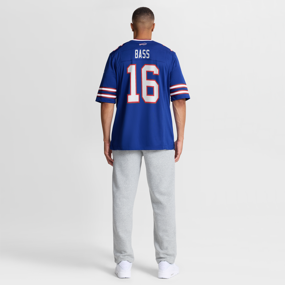 Men's Buffalo Bills Tyler Bass Nike  Royal Team Game Jersey