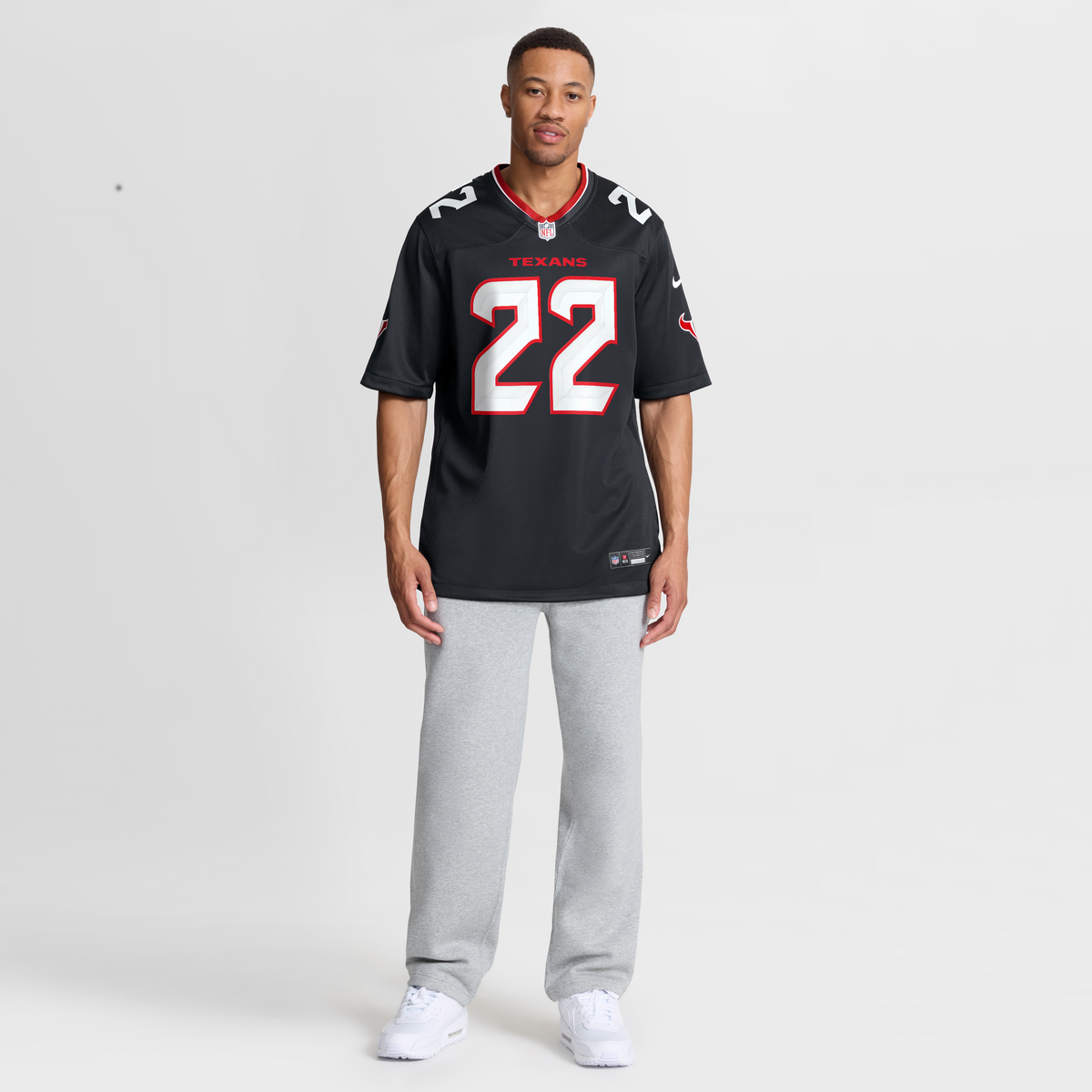 Men's Houston Texans Jaylin Smith Nike  Navy Team Game Jersey