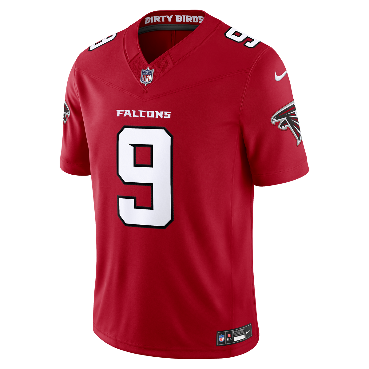 Men's Atlanta Falcons Michael Penix Jr. Nike White Vapor F.U.S.E. Stitched Limited Jersey