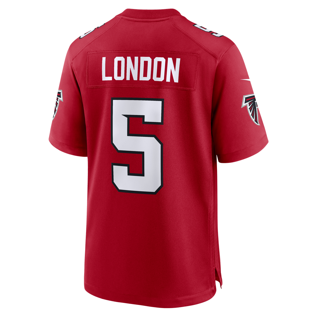 Men's Atlanta Falcons Drake London Nike White Game Jersey