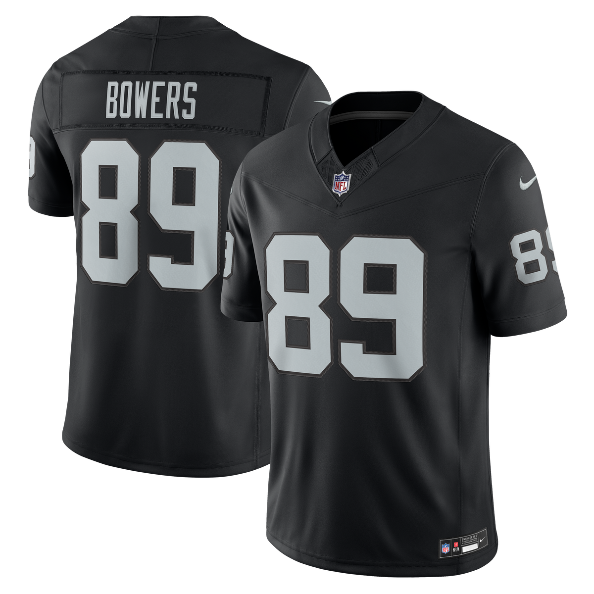 Men's Las Vegas Raiders Brock Bowers Nike White Vapor F.U.S.E. Stitched Limited Jersey