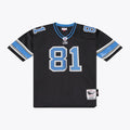 Men's Detroit Lions Calvin Johnson Mitchell & Ness Black 2007 Authentic Throwback Jersey