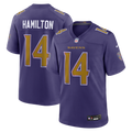 Men's Baltimore Ravens Kyle Hamilton Nike Purple Alternate Game Jersey