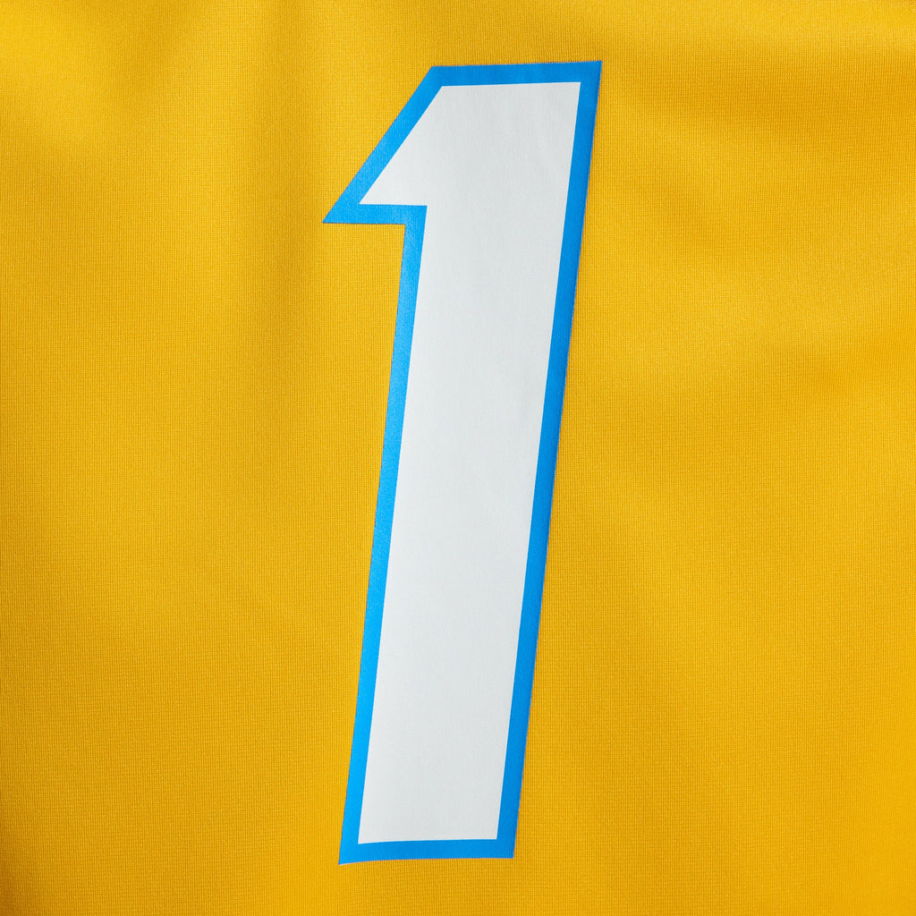 Men's Los Angeles Chargers Quentin Johnston Nike Gold Alternate Charger Power Game Player Jersey