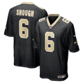 Men's New Orleans Saints Tyler Shough Nike Black Game Jersey