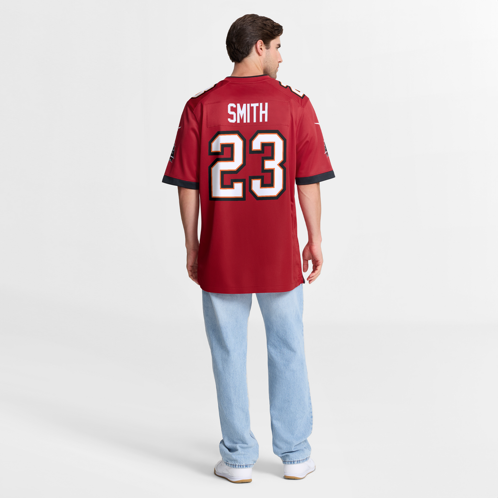 Men's Tampa Bay Buccaneers Tykee Smith Nike  Red  Game Jersey