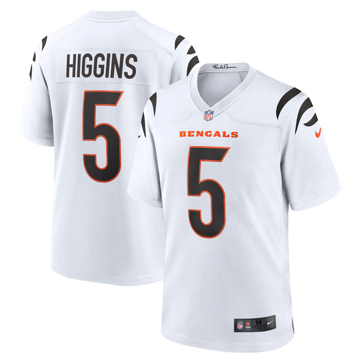 Men's Cincinnati Bengals Tee Higgins Nike Black Game Player Jersey