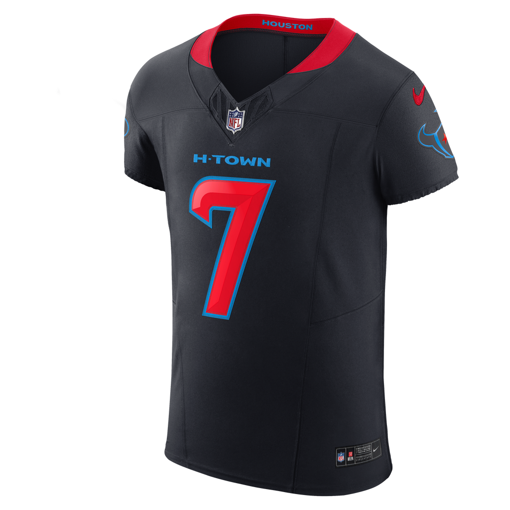 Men's Houston Texans C.J. Stroud Nike Navy Alternate 2 Vapor F.U.S.E. Elite Jersey