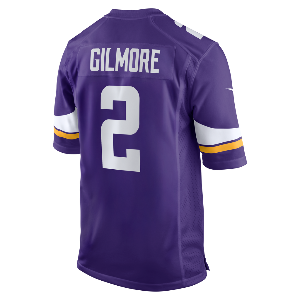 Men's Minnesota Vikings Stephon Gilmore Nike  Purple  Game Jersey