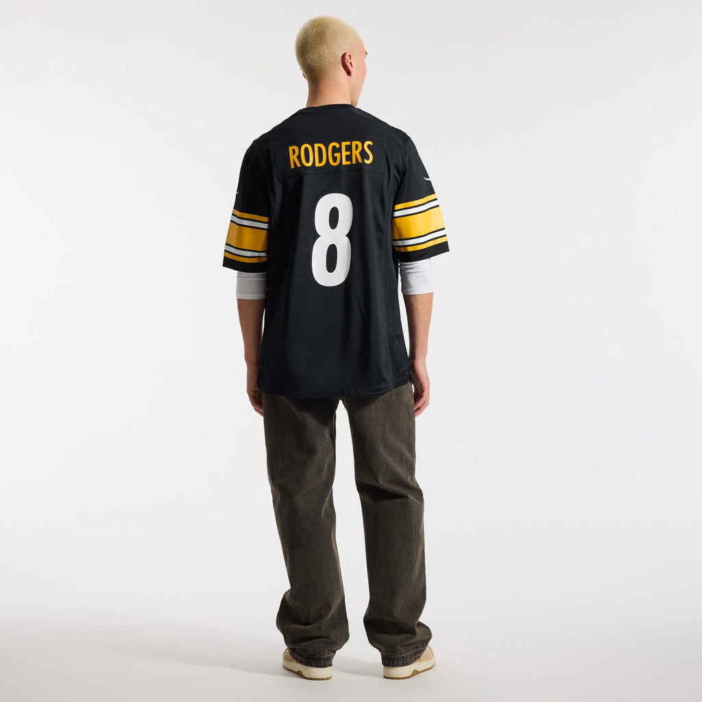 Men's Pittsburgh Steelers Aaron Rodgers Nike Gold Alternate 1933 Throwback Game Jersey