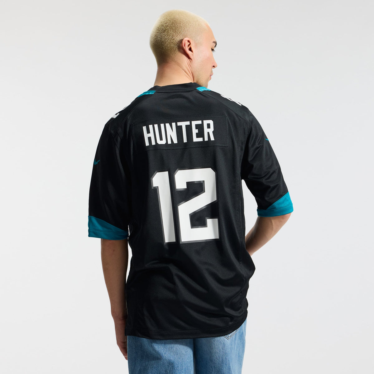 Men's Jacksonville Jaguars Travis Hunter Nike Black Alternate Game Jersey