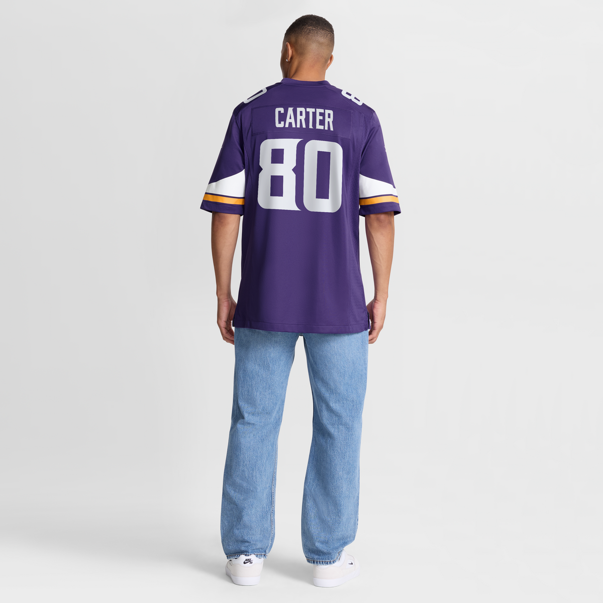 Men's Minnesota Vikings Cris Carter Nike Purple Game Retired Player Jersey