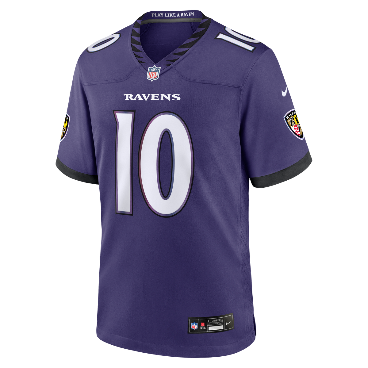 Men's Baltimore Ravens LaJohntay Wester Nike Purple Team Game Jersey