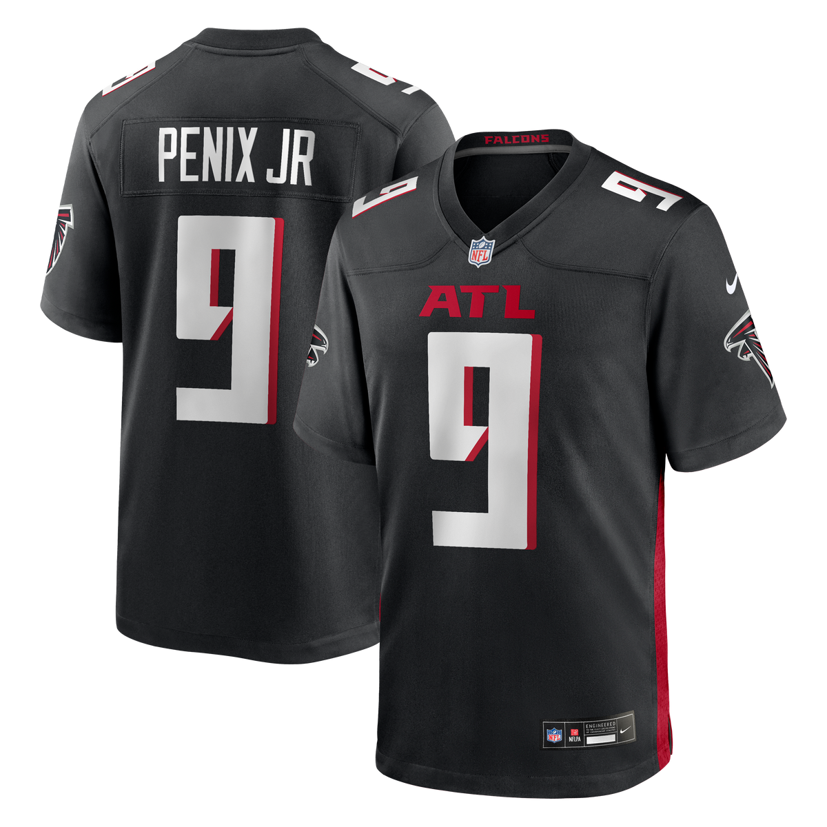 Men's Atlanta Falcons Michael Penix Jr. Nike  White Game Jersey