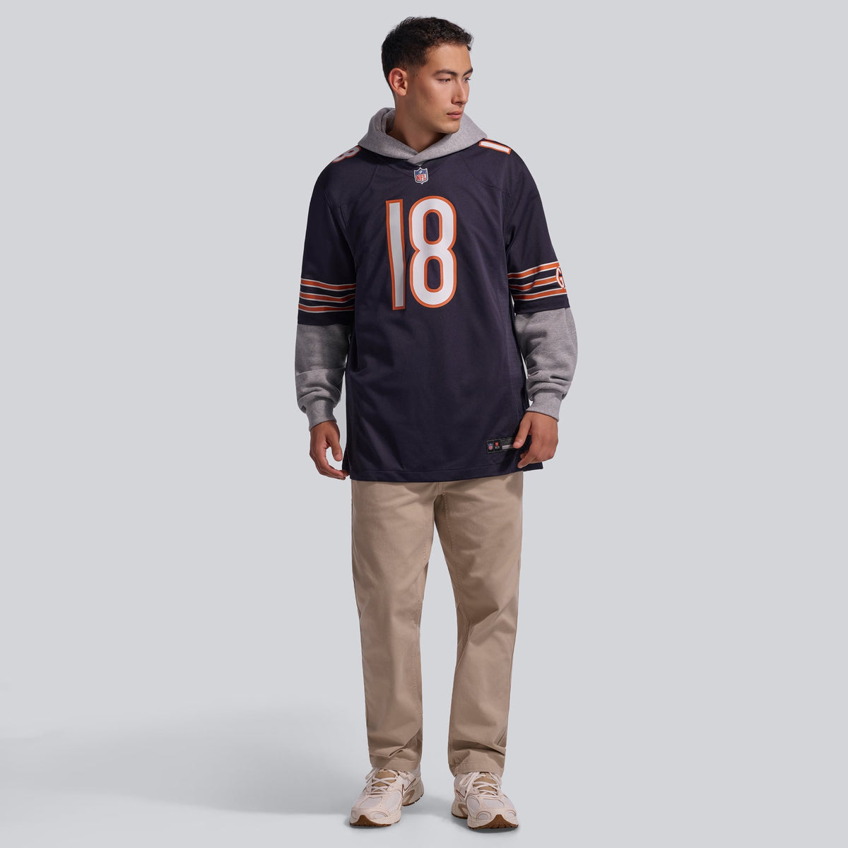 Men's Chicago Bears Caleb Williams Nike Orange Alternate  Player Game Jersey