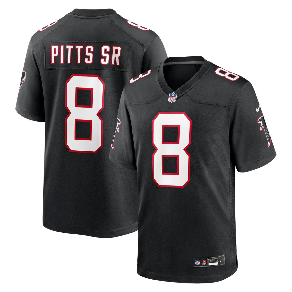 Men's Atlanta Falcons Kyle Pitts Sr. Nike Red Game Jersey