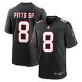 Men's Atlanta Falcons Kyle Pitts Sr. Nike Black Alternate  Game Jersey