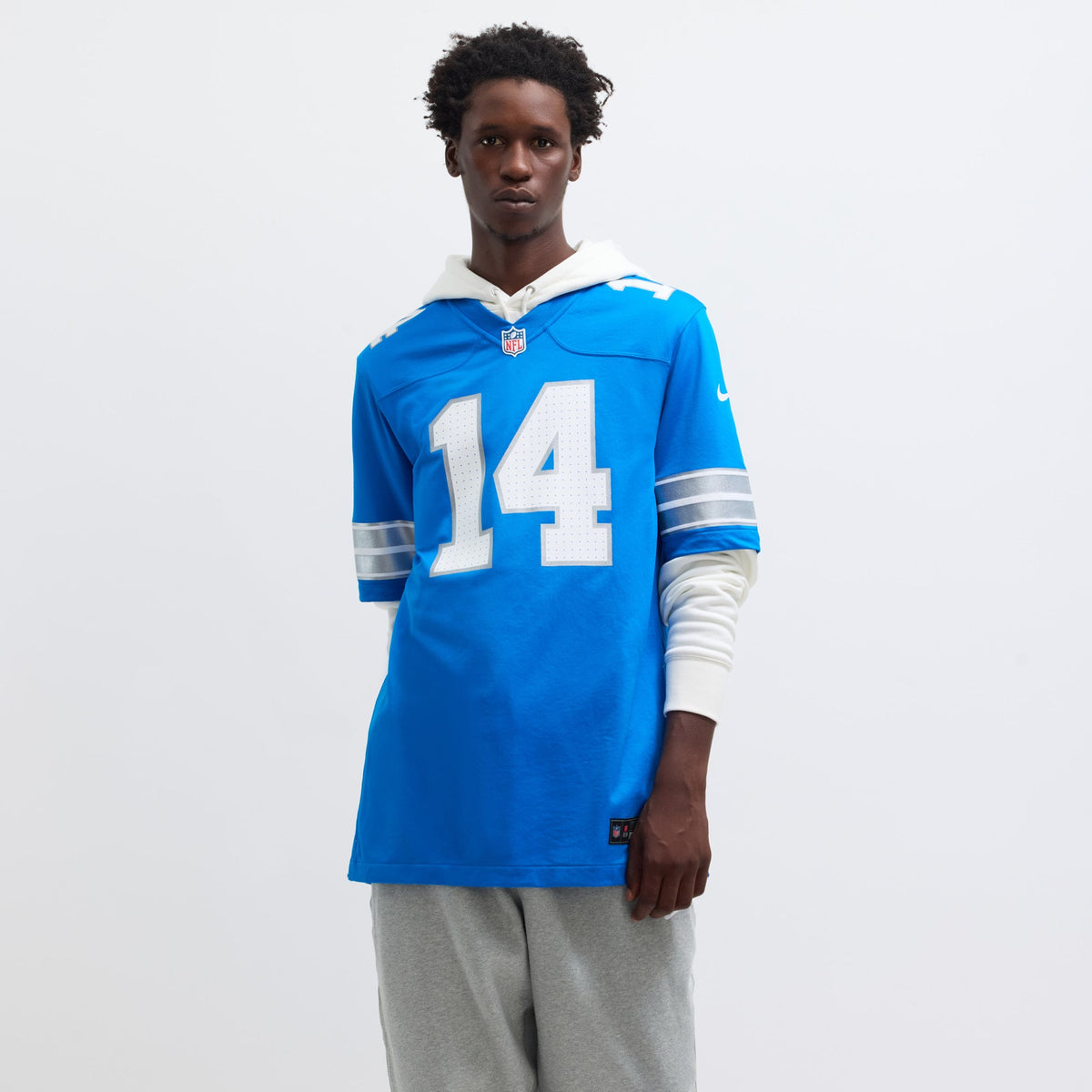 Men's Detroit Lions Amon-Ra St. Brown Nike Black 2nd Alternate Game Jersey