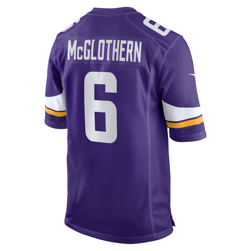 Men's Minnesota Vikings Dwight McGlothern Nike  Purple Team Game Jersey