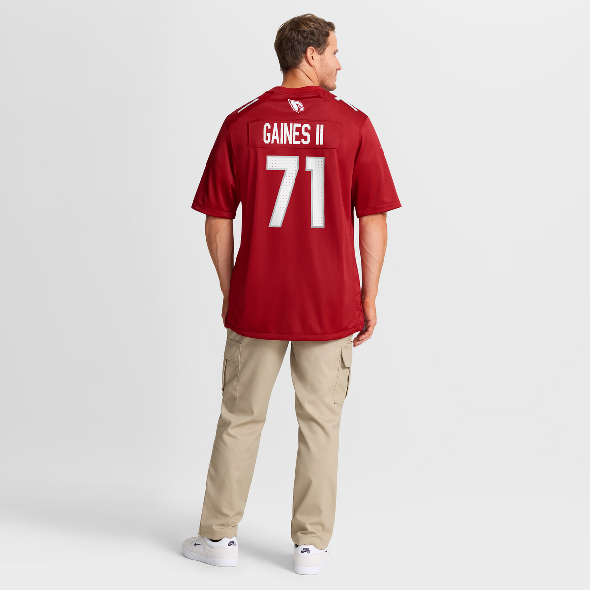 Men's Arizona Cardinals Jon Gaines II Nike  Cardinal Team Game Jersey