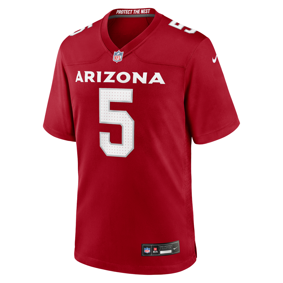 Men's Arizona Cardinals Baron Browning Nike  Cardinal Team Game Jersey