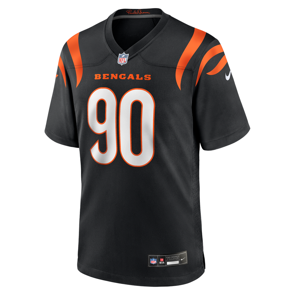 Men's Cincinnati Bengals Kris Jenkins Jr. Nike  Black  Game Jersey
