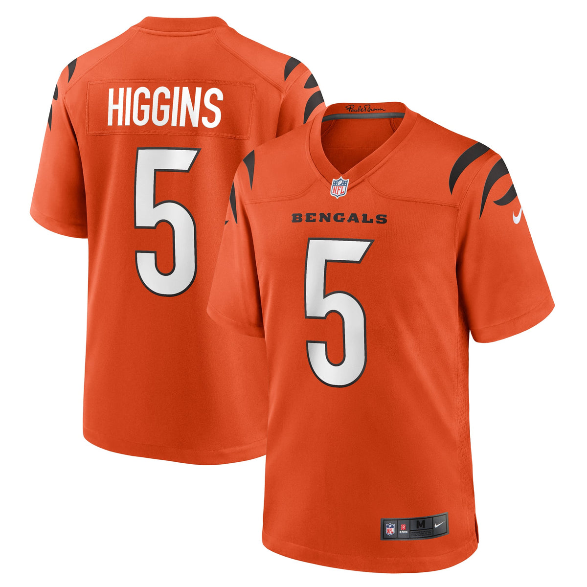 Men's Cincinnati Bengals Tee Higgins Nike White  Game Jersey