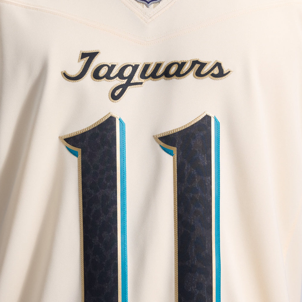 Men's Jacksonville Jaguars Parker Washington Nike Natural 2026 Rivalries Collection Stitched Limited Jersey