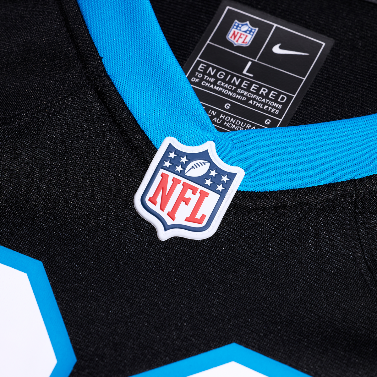 Men's Carolina Panthers AJ Dillon Nike  Black Team Game Jersey