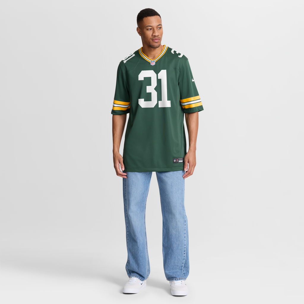 Men's Green Bay Packers Nick Niemann Nike  Green Team Game Jersey