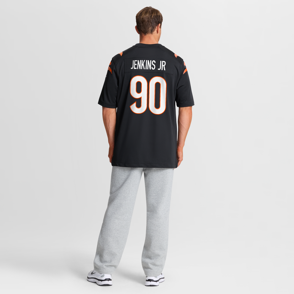 Men's Cincinnati Bengals Kris Jenkins Jr. Nike  Black  Game Jersey