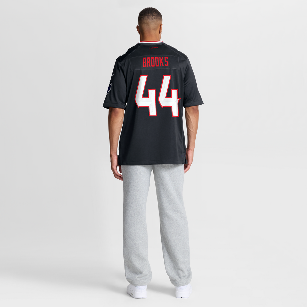 Men's Houston Texans British Brooks Nike  Navy Team Game Jersey