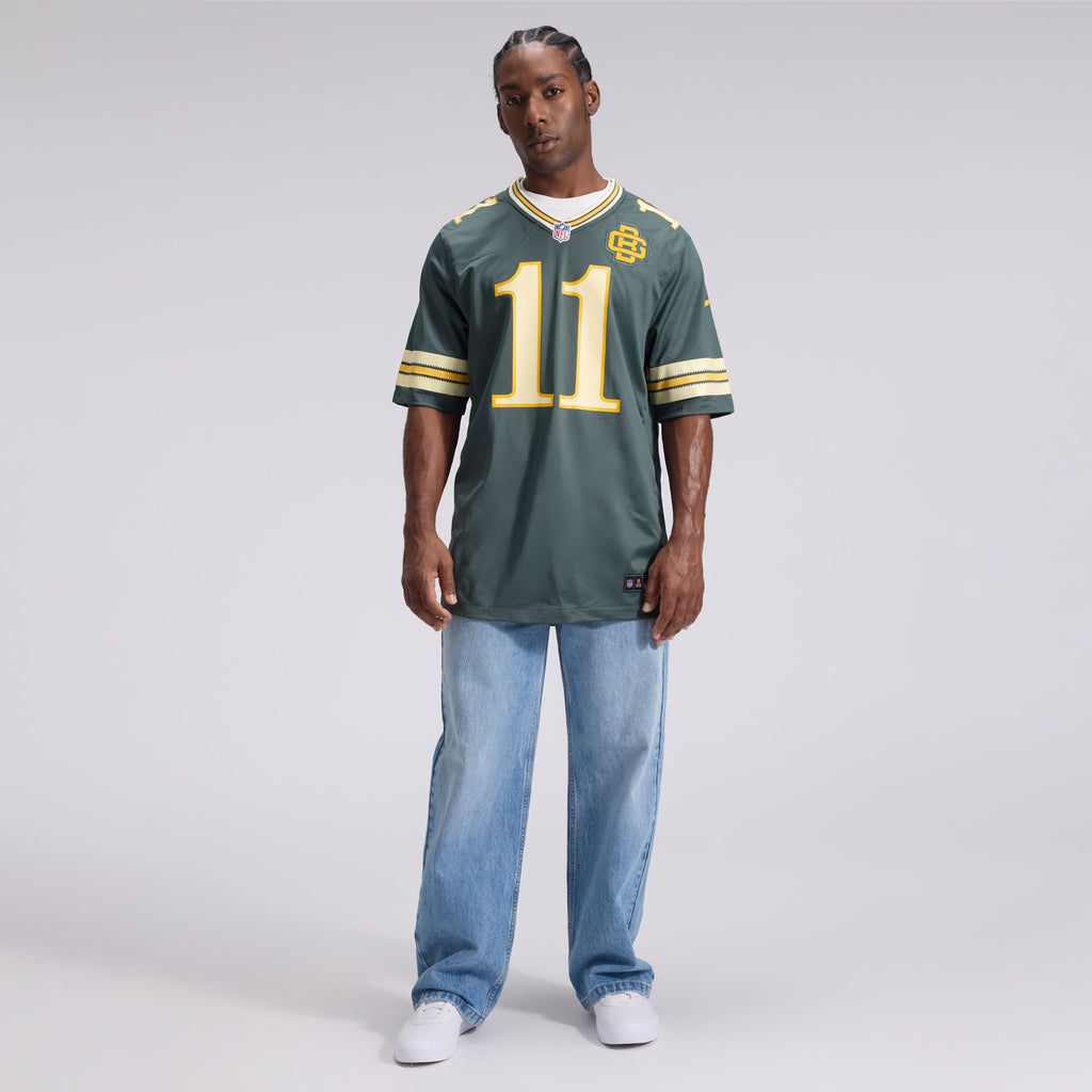 Men's Green Bay Packers Jayden Reed Nike Green 2026 Rivalries Collection Game Jersey