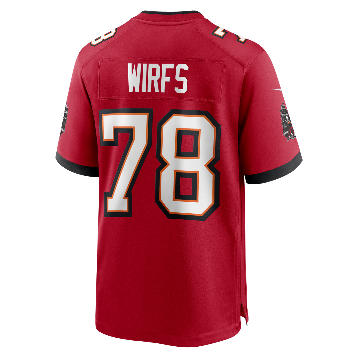 Men's Tampa Bay Buccaneers Tristan Wirfs Nike  Red  Game Jersey