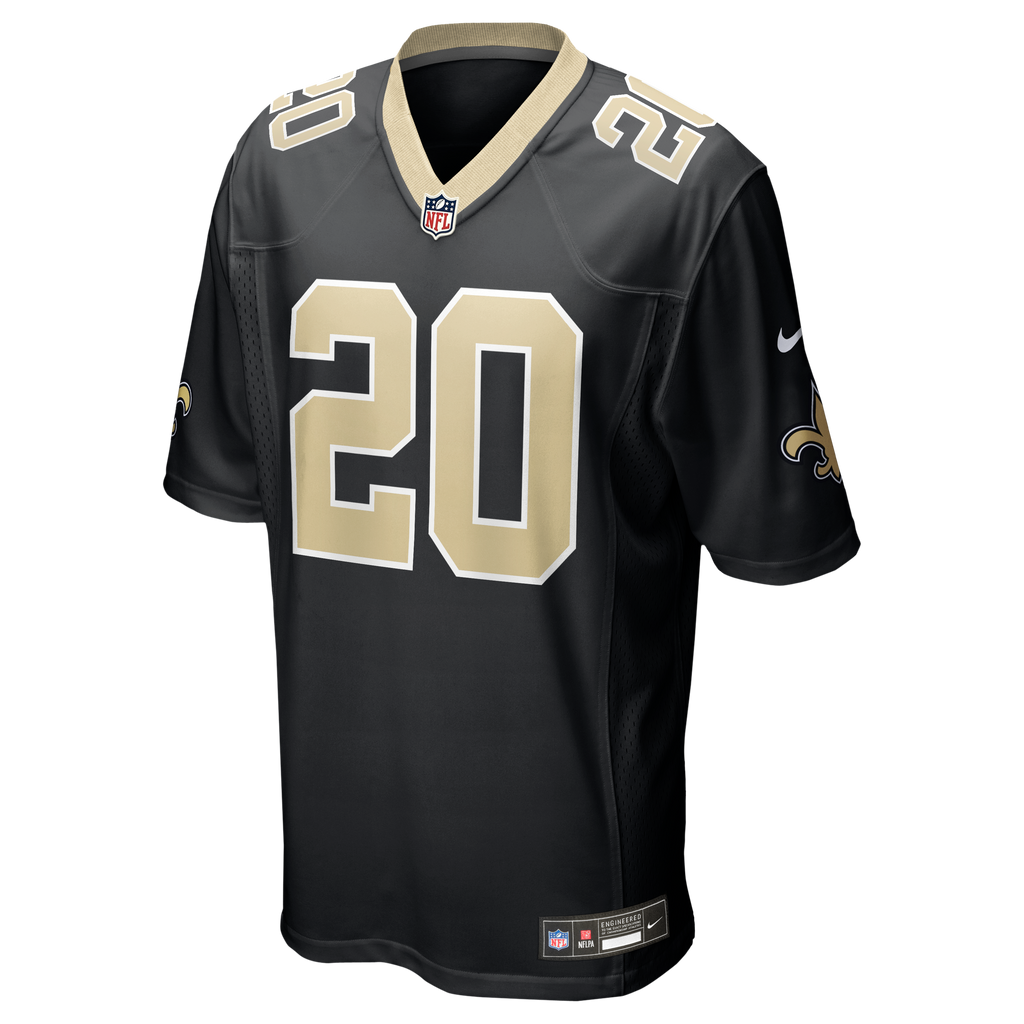 Men's New Orleans Saints Pete Werner Nike Black Game Jersey