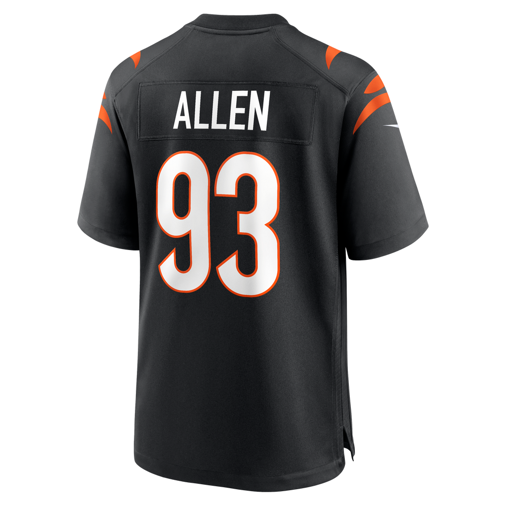 Men's Cincinnati Bengals Jonathan Allen Nike  Black Team Game Jersey