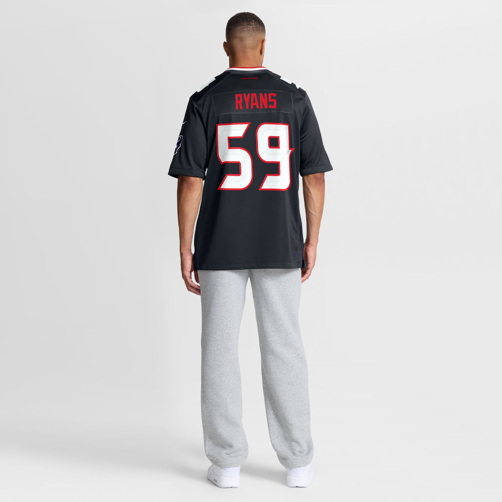 Men's Houston Texans DeMeco Ryans Nike  Navy Team Retired Game Jersey