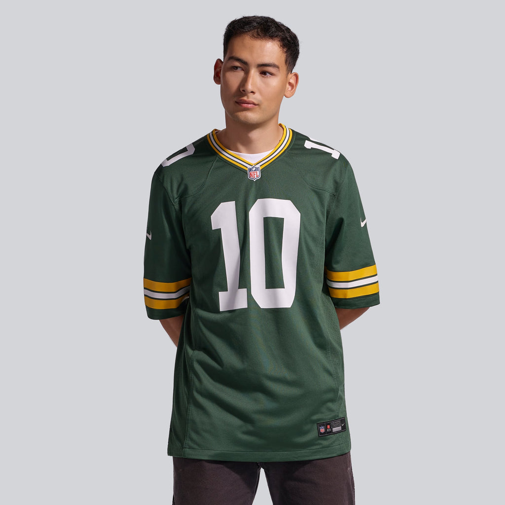 Men's Green Bay Packers Jordan Love Nike White  Game Jersey