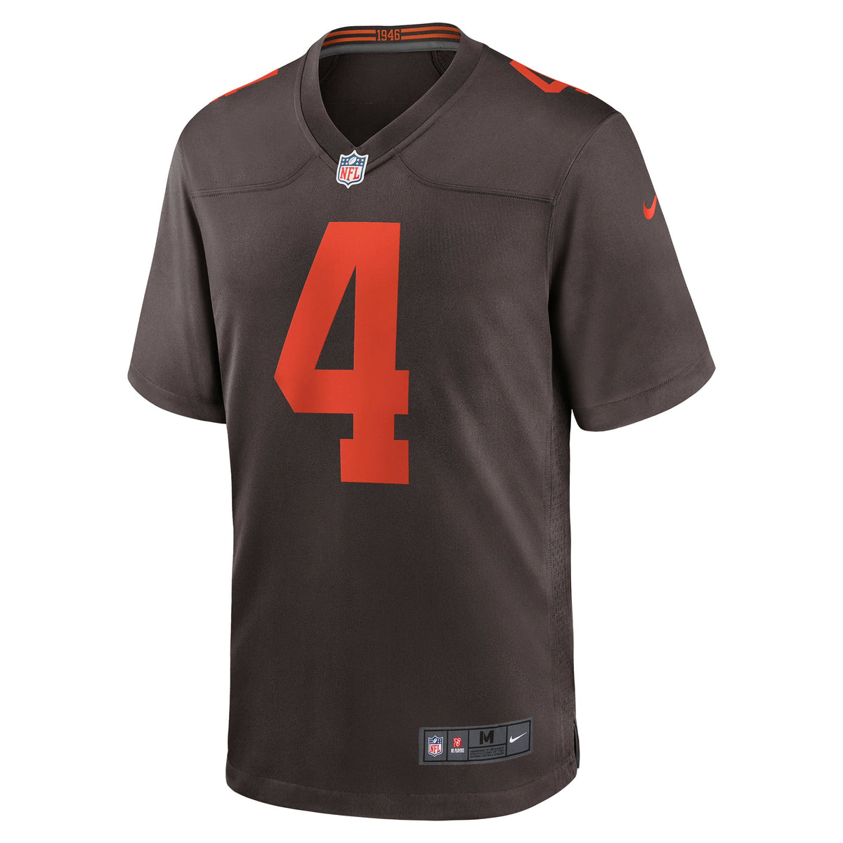 Men's Cleveland Browns Deshaun Watson Nike White Alternate Game Jersey