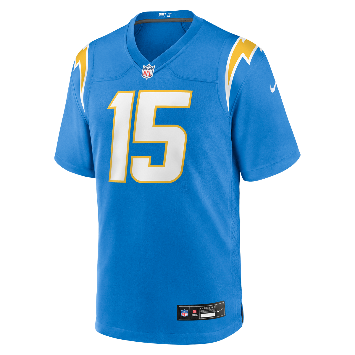 Men's Los Angeles Chargers Ladd McConkey Nike Gold Alternate Charger Power Game Player Jersey