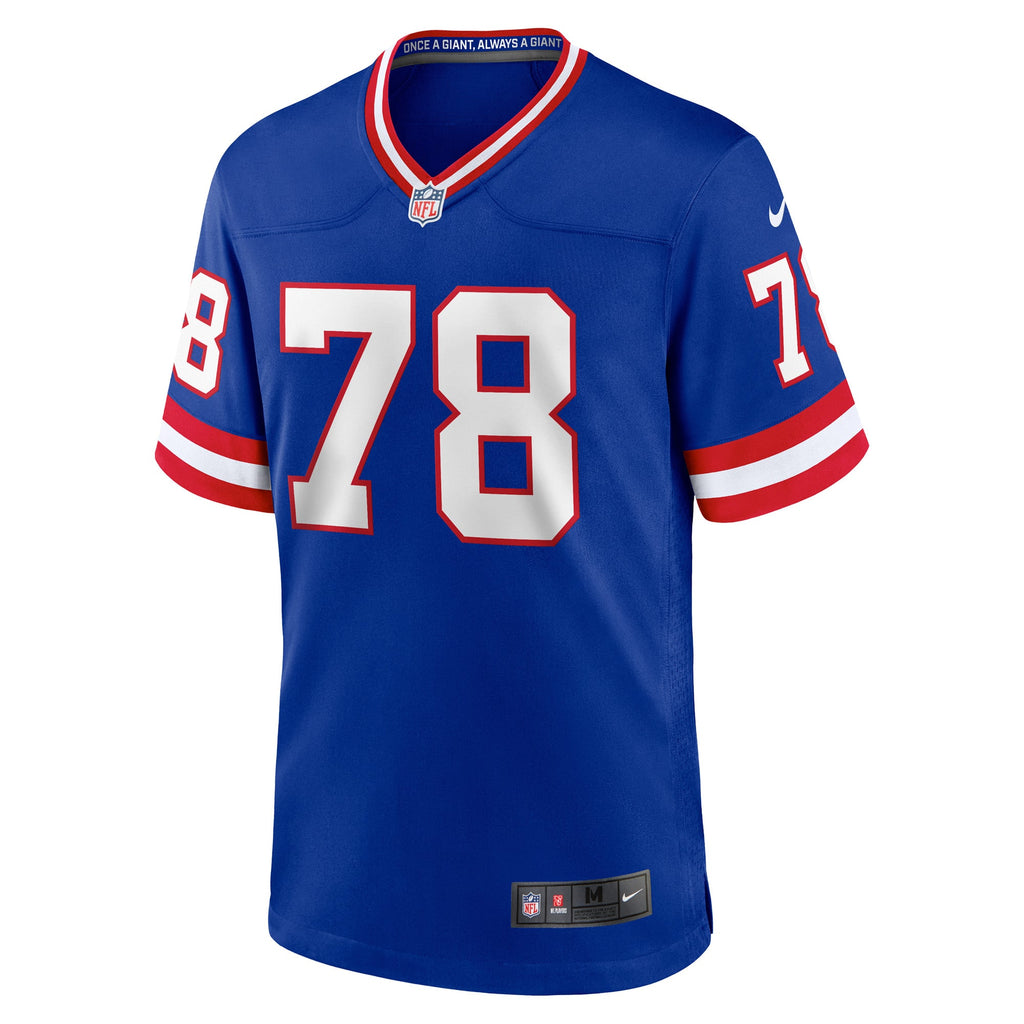 Men's New York Giants Andrew Thomas Nike Royal Alternate Game Jersey