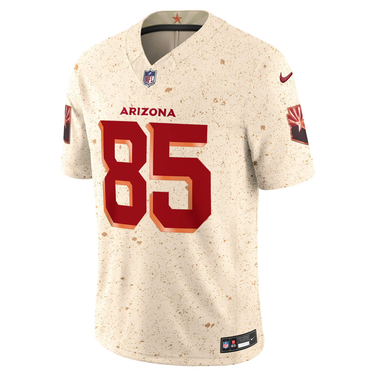 Men's Arizona Cardinals Trey McBride Nike Natural Rivalries Collection Stitched Limited Jersey