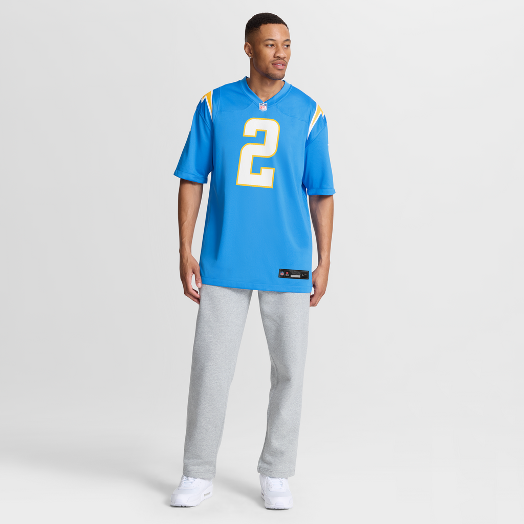 Men's Los Angeles Chargers Elijah Molden Nike  Powder Blue Team Game Jersey