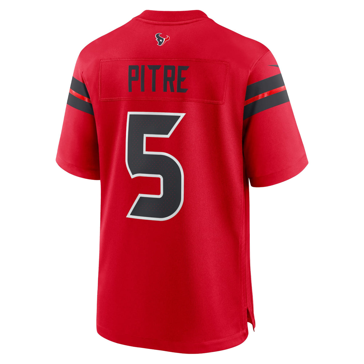 Men's Houston Texans Jalen Pitre Nike Navy Game Jersey