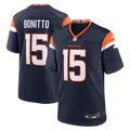 Men's Denver Broncos Nik Bonitto Nike  Navy Alternate Game Jersey