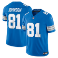 Men's Detroit Lions Calvin Johnson Nike Blue Vapor F.U.S.E. Stitched Retired Limited Jersey