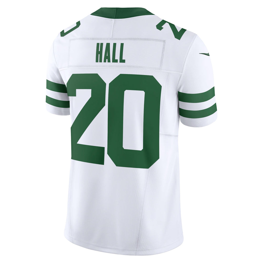 Men's New York Jets Breece Hall Nike Legacy Black Alternate Vapor F.U.S.E. Limited Jersey