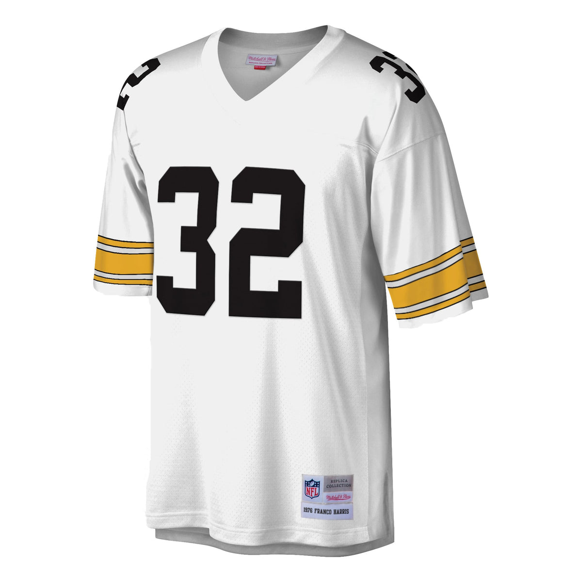 Men's Pittsburgh Steelers Franco Harris Mitchell & Ness Black Legacy Replica Jersey