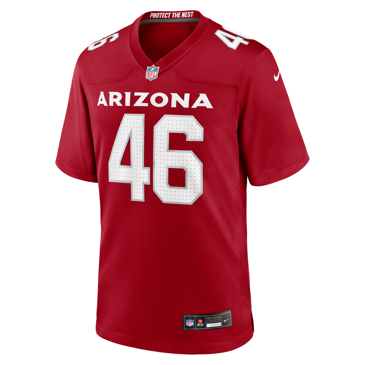 Men's Arizona Cardinals Aaron Brewer Nike  Cardinal Team Game Jersey